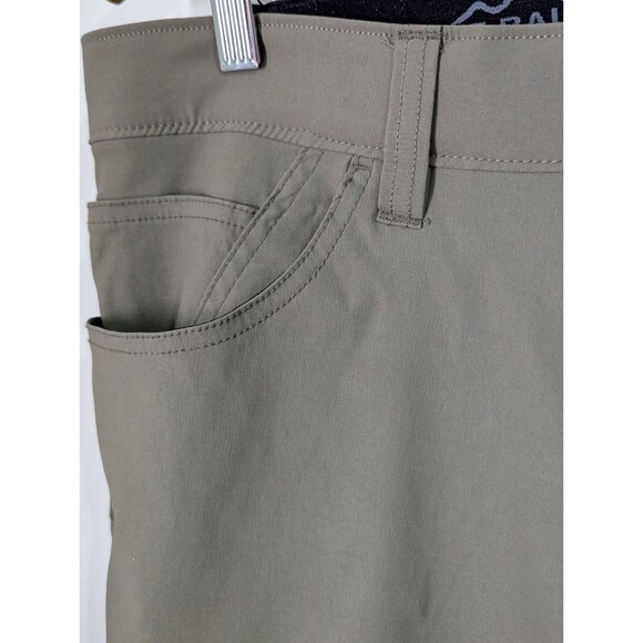 Eddie Bauer Mens Dri-fit Chino Pants 38x30 Beige Flex Stretch Water Resistant - Picture 4 of 13